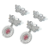 Flower Rhinestone Crystal Brooch Pin for Wedding Bridal Party