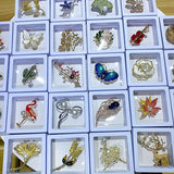 High Boxed Butterfly Flamingo Brooch For Women Lady Clothes