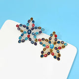 Rhinestone Star Brooch Large Starfish Pin Vintage Accessories