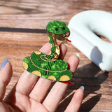 Acrylic Snake Brooches Pins for Women Vivid Animal Brooch
