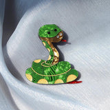 Acrylic Snake Brooches Pins for Women Vivid Animal Brooch