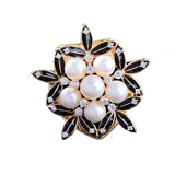 Silk Scarf Buckle Pearl Brooch Dual-use Women's Accessories