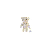 Zircon Bear Bag Small Brooch, Fresh All-match Clothes Accessory