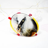 Geometric Acrylic Brooch Pin for Coat Suit Bag