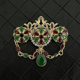 Colorful Rhinestone Brooch Jewelry for Wedding Party