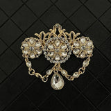 Colorful Rhinestone Brooch Jewelry for Wedding Party