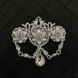 Colorful Rhinestone Brooch Jewelry for Wedding Party
