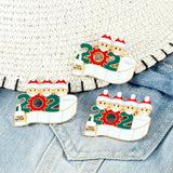 Cartoon Santa Claus Merry Christmas Enamel Pins Jacket Lapel Jewelry