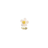 Zircon Mini Flower Brooches Collar Pins