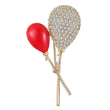 Red Balloons Enamel Pin Brooch