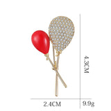 Red Balloons Enamel Pin Brooch