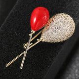 Red Balloons Enamel Pin Brooch