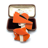 Female Head Brooch Decorate Jewelry Lapel Pins for Banquet