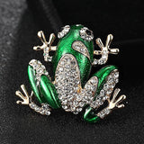 Enamel Frog Pin Brooches for Kids Christmas