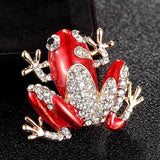 Enamel Frog Pin Brooches for Kids Christmas