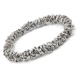 Vintage Stainless Steel Stretch Bracelet Bangles for Women