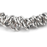 Vintage Stainless Steel Stretch Bracelet Bangles for Women