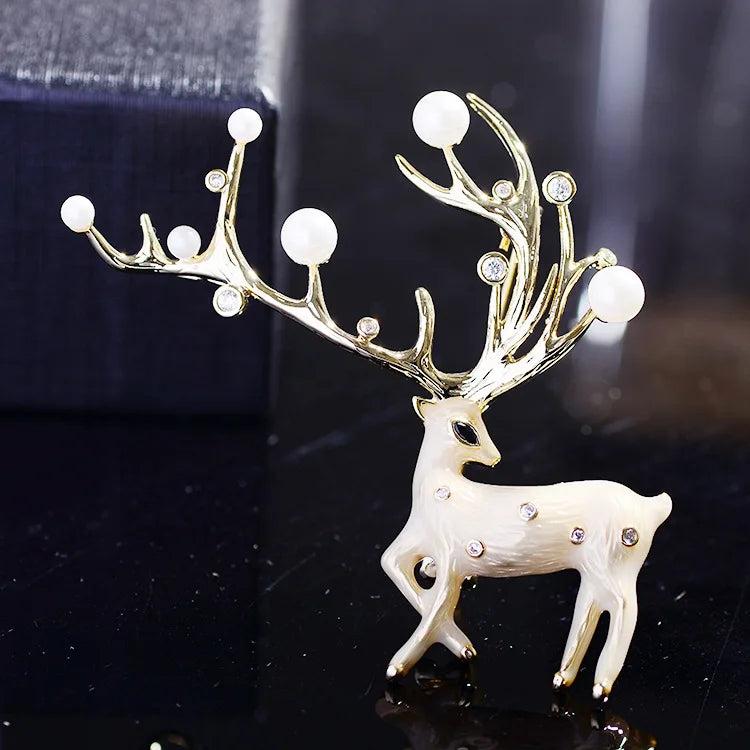 Ins Tide Personality Deer Brooch Female Suit Sweater Pin