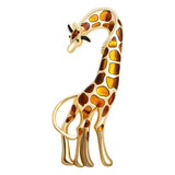 Alloy Drip Giraffe Brooch Ladies Clothing Pin Accessories