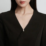 Korea Style Brooches Neckline Small Collar Button