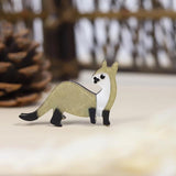 Vivid Weasel Brooches Artificial Leather Pins Acrylic Jewelry Women Kids