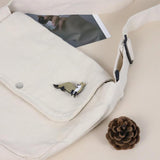 Vivid Weasel Brooches Artificial Leather Pins Acrylic Jewelry Women Kids