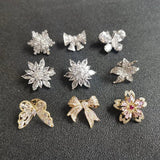 Pearl Brooch Pin for Women Girls CZ Dress Coat Accessories