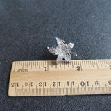 Pearl Brooch Pin for Women Girls CZ Dress Coat Accessories