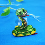 Green Snake Brooch Acrylic Animal Brooch for Women Men Children