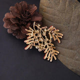 Red Coral Pin Pearl Brooch Enamel Pearl Coat Pins Accessories