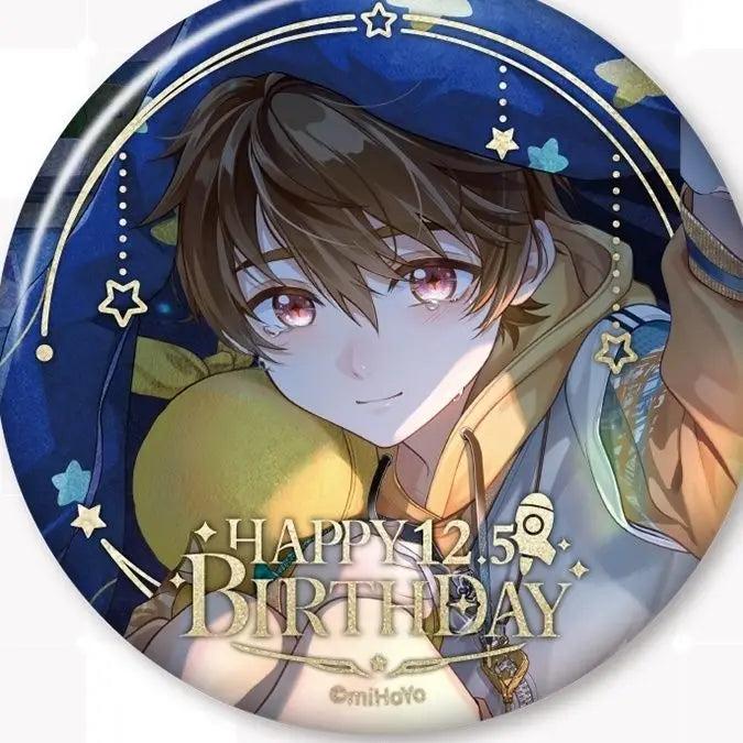 TearsofThemis Women Brooch Anime Badges Enamel Pins Initial Pendant