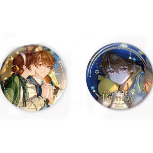 TearsofThemis Women Brooch Anime Badges Enamel Pins Initial Pendant