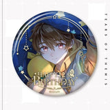 TearsofThemis Women Brooch Anime Badges Enamel Pins Initial Pendant