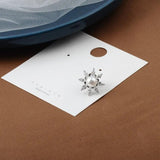 Flower Pearl Brooch Zirconia Pins Mini Collar Pin Jewelry