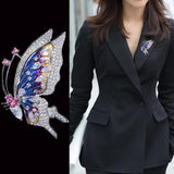 Wind Dripping Oil Smart Butterfly Corsage Mini Brooch