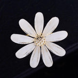 Korea Glazed Flower Brooch Creative Temperament Flower Pin Suit Dress Corsage