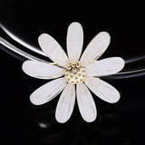 Korea Glazed Flower Brooch Creative Temperament Flower Pin Suit Dress Corsage