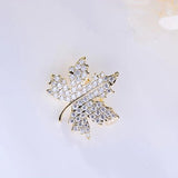 Maple Leaf Small Collar Pin Men's Brooch Suit Collar Accessories
