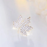 Maple Leaf Small Collar Pin Men's Brooch Suit Collar Accessories