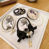 Pearl Bow Wedding Party Brooch Costume Accessories