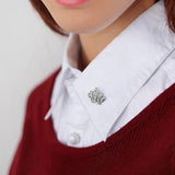 Rhinestone Anchor Brooch Pin for Women Winter Coat Cap