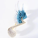 Wings Note Brooch Creative Personality Pin Brooch