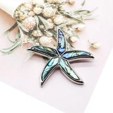 Shell Brooches Alloy Brooch Pin Jewelry Accessories Starfish Shape