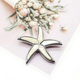 Shell Brooches Alloy Brooch Pin Jewelry Accessories Starfish Shape