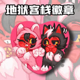 HazbinHotel Anime Badges Pins Cartoon Alastor Women Brooch