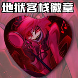 HazbinHotel Anime Badges Pins Cartoon Alastor Women Brooch