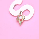 Beaut&Berry Pearl Couple Hands Brooches Women Men Weddings Banquet Brooch Pins