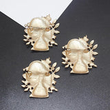 Vintage Portrait Brooch Women's Dress Accessory