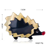 Hedgehog Shape Brooch Large Acrylic Animal Corsage Pins