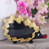 Hedgehog Shape Brooch Large Acrylic Animal Corsage Pins